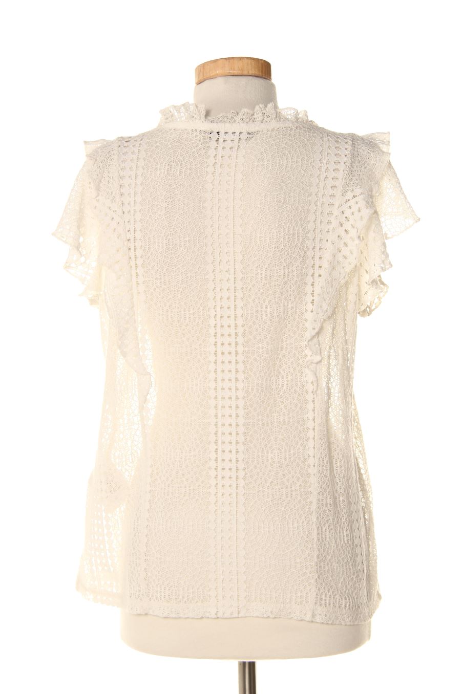 Blouse à manches courtes Bréal Collection de la taille S, de couleur blanc