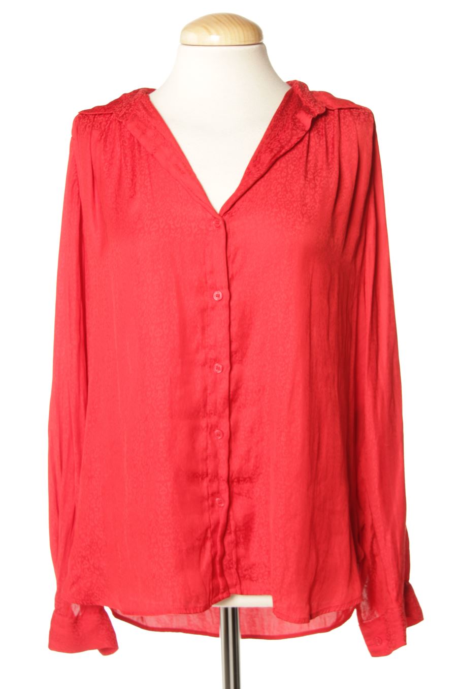 Chemise H&M de la taille 40, de couleur rouge