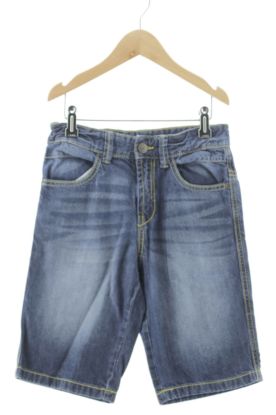 Vaquero corto de Benetton de la talla 9 años de denim de segunda mano
