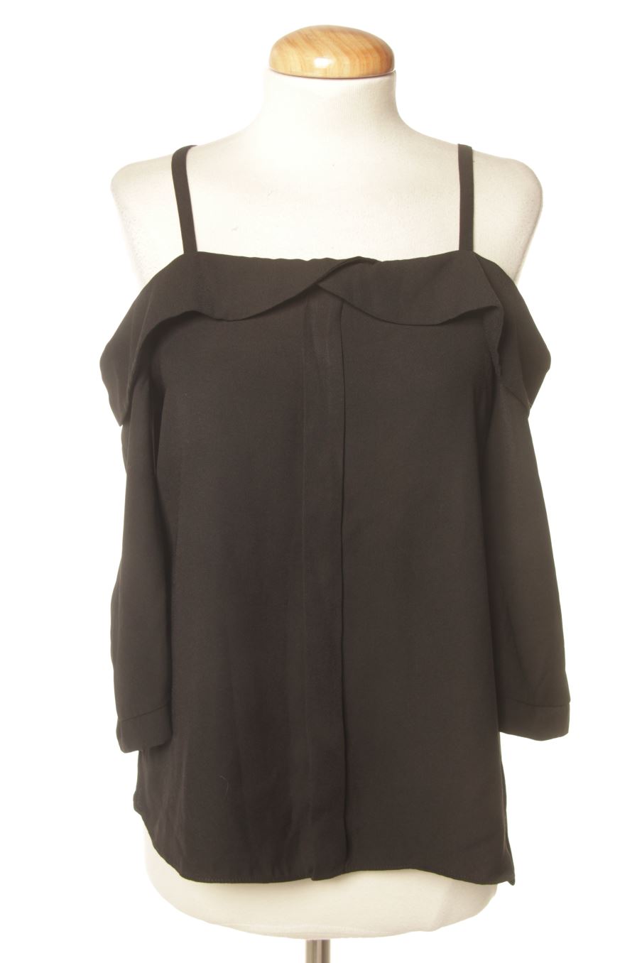 Langärmelige Bluse von River island Größe 36, Farbe Schwarz, für