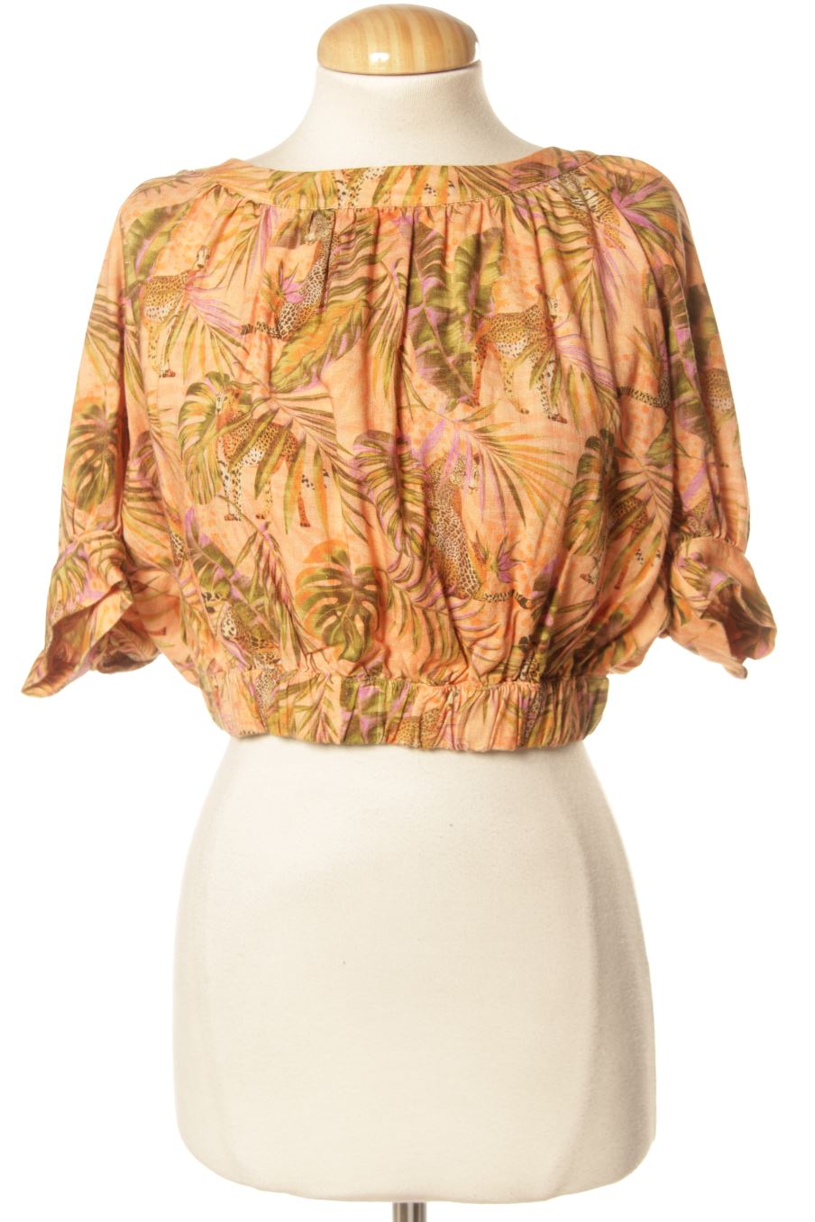 Blouse à manches courtes Desigual de la taille M, de couleur imprimés