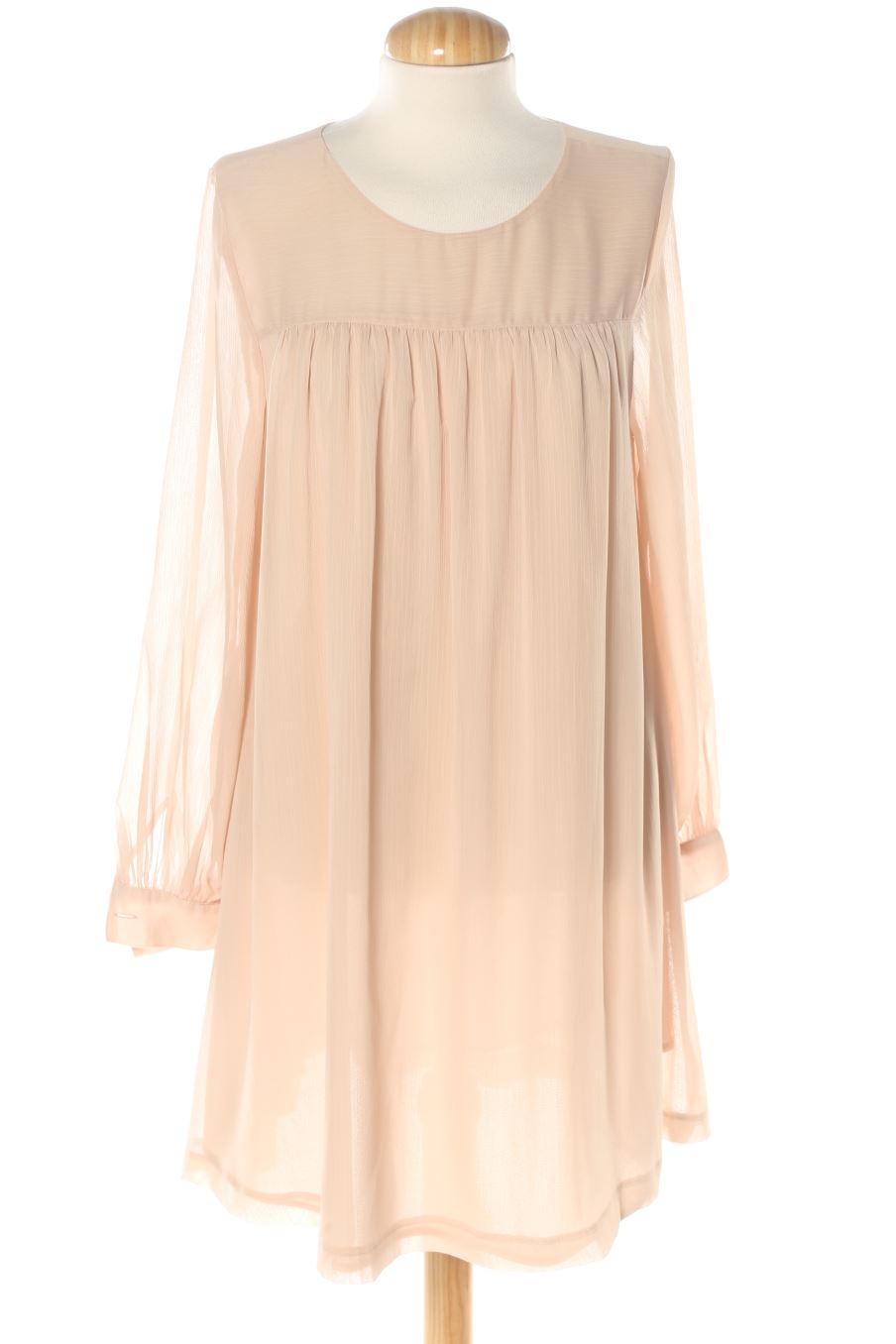 Robe casual H&M de la taille 38, de couleur beige