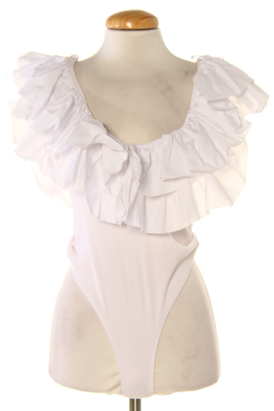 Body Zara de la taille M, de couleur blanc