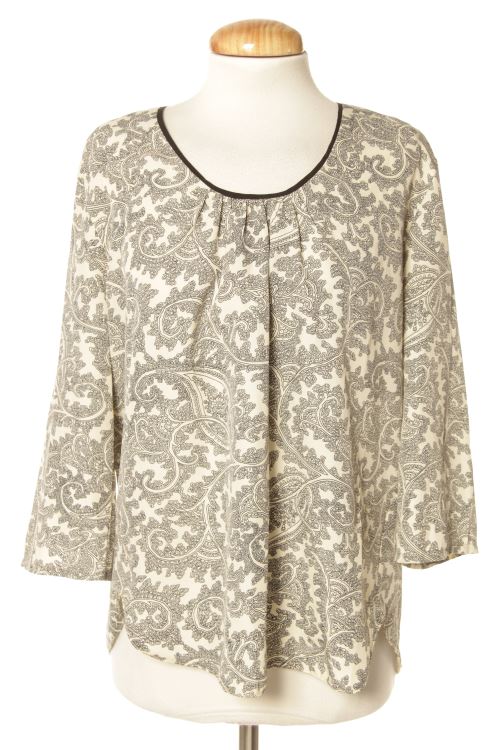 Blusa a maniche lunghe