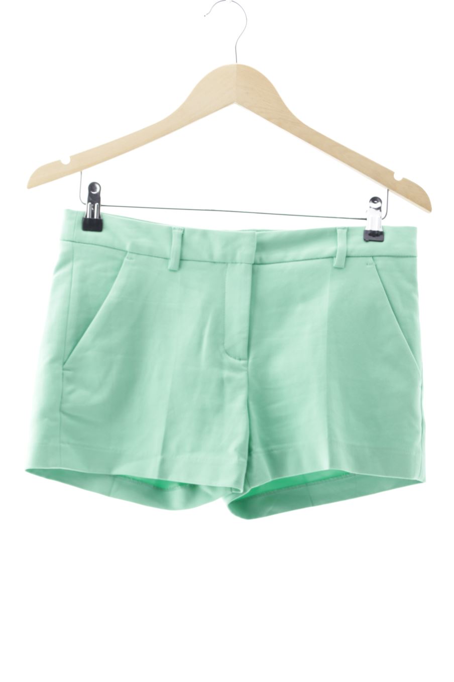 Shorts Zara de la taille S, de couleur vert
