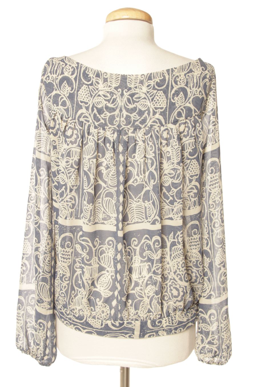 Blouse à manches longues Benetton de la taille S, de couleur imprimés