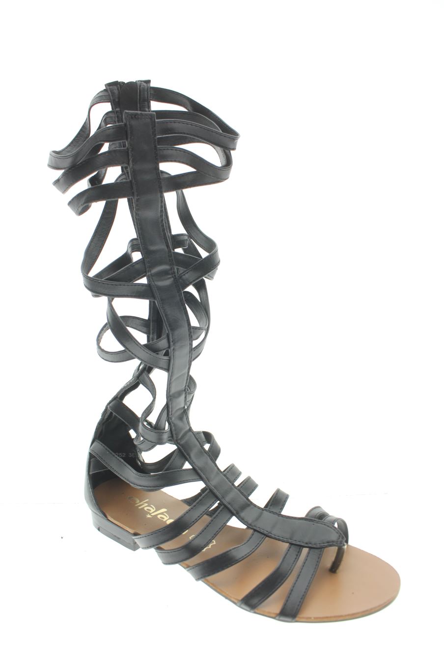 Sandalias planas de Chalada de la talla 36, de color negro de