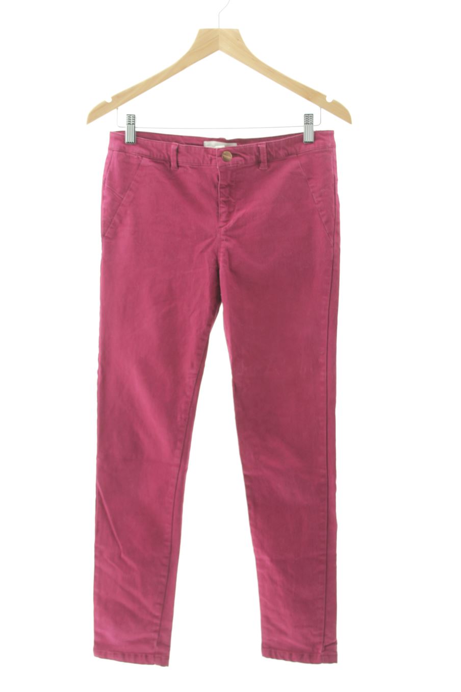 Jeans Springfield de la taille 40, de couleur rouge de denim