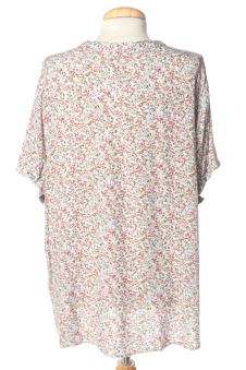 Blusa a maniche corte 52 Cashew flower