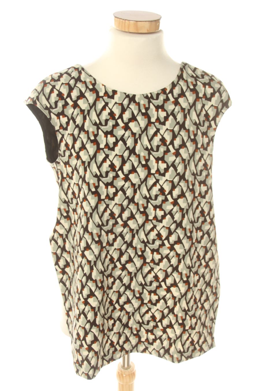 Blouse à manches courtes Zara de la taille S, de couleur imprimés