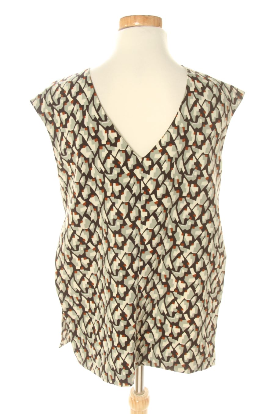 Blouse à manches courtes Zara de la taille S, de couleur imprimés