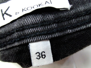 Jeans Kookai de la taille 36, de couleur noir de denim