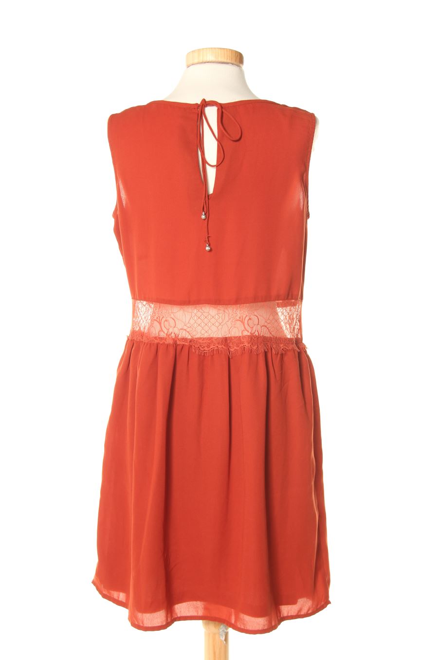 Robe casual Naf Naf de la taille 36, de couleur marron