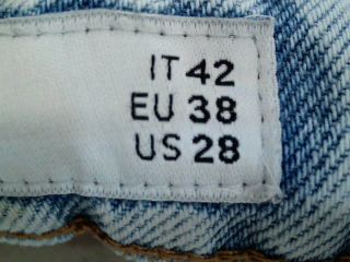Vaqueros de Alcott de la talla 38, de color azul de ropa vaquera
