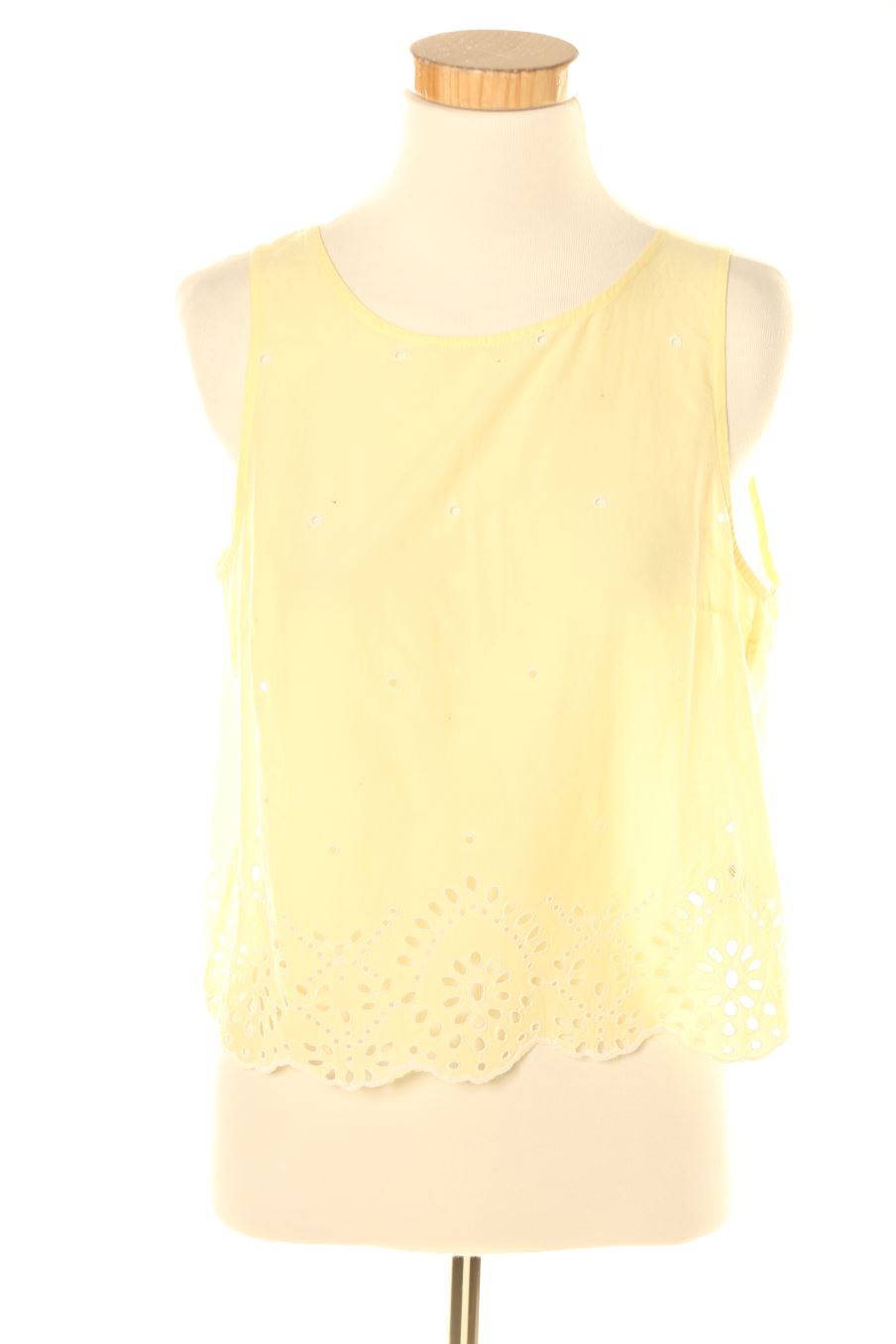 Top de H&M de la talla 36, de color amarillo