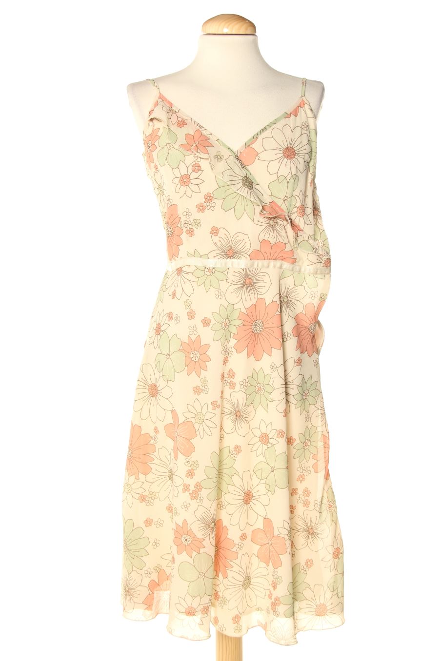 Robe casual H&M de la taille 38, de couleur fleurs