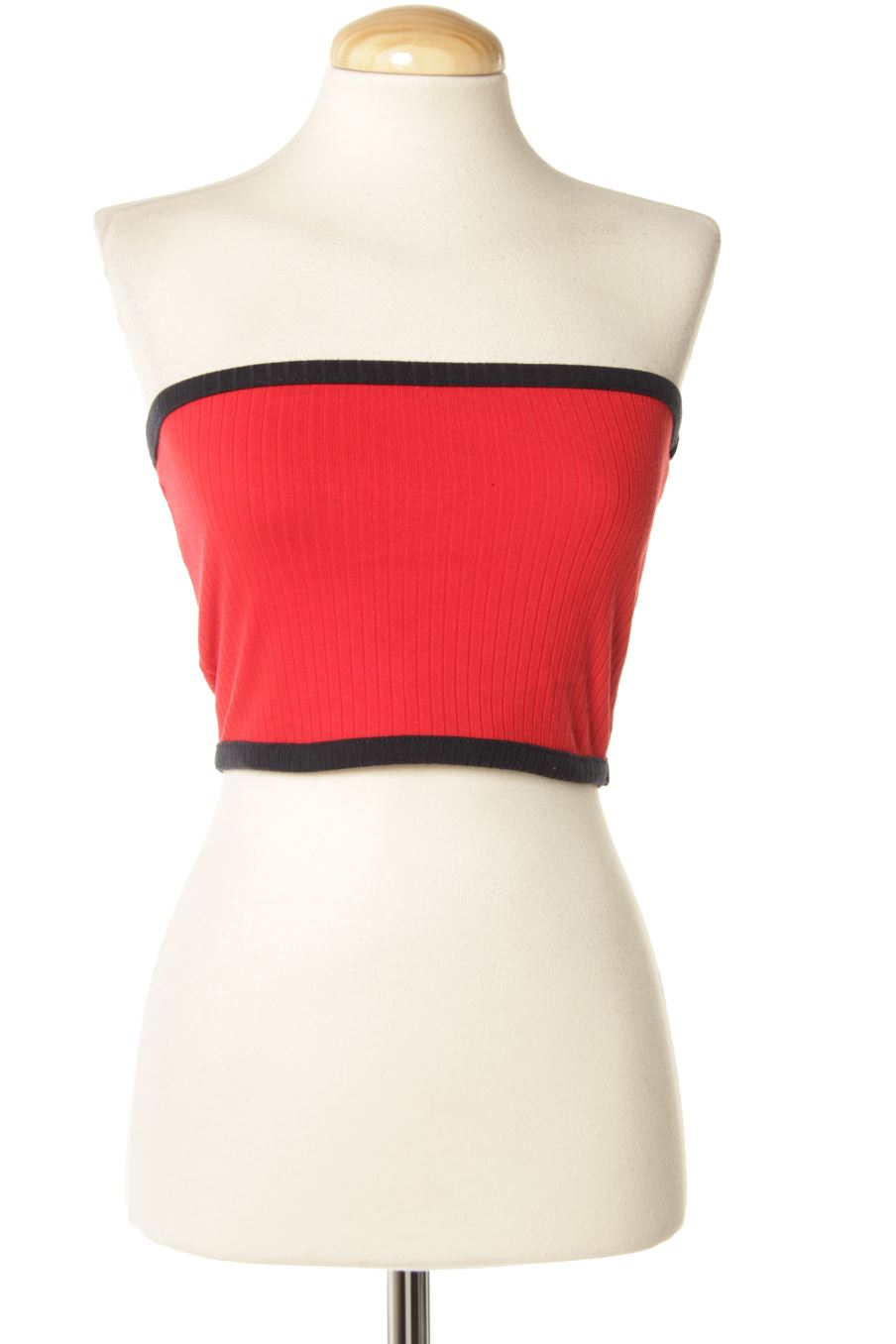 Top Bershka de la taille L, de couleur rouge