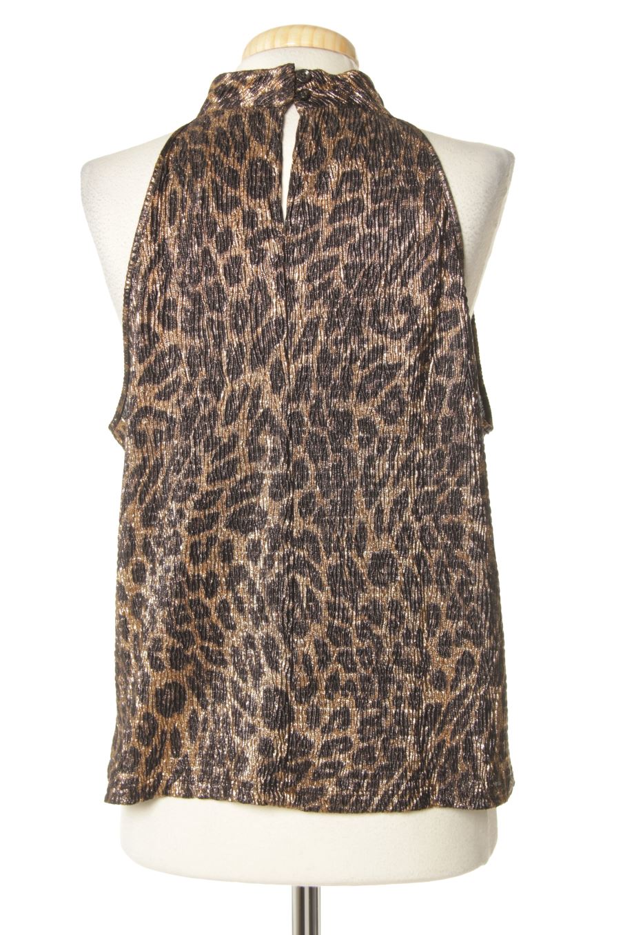 Top de Zara de la talla M, de color animal print