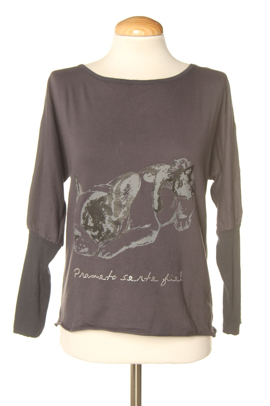 T-shirt à manches longues Dolores Promesas de la taille S, de couleur bleu marine
