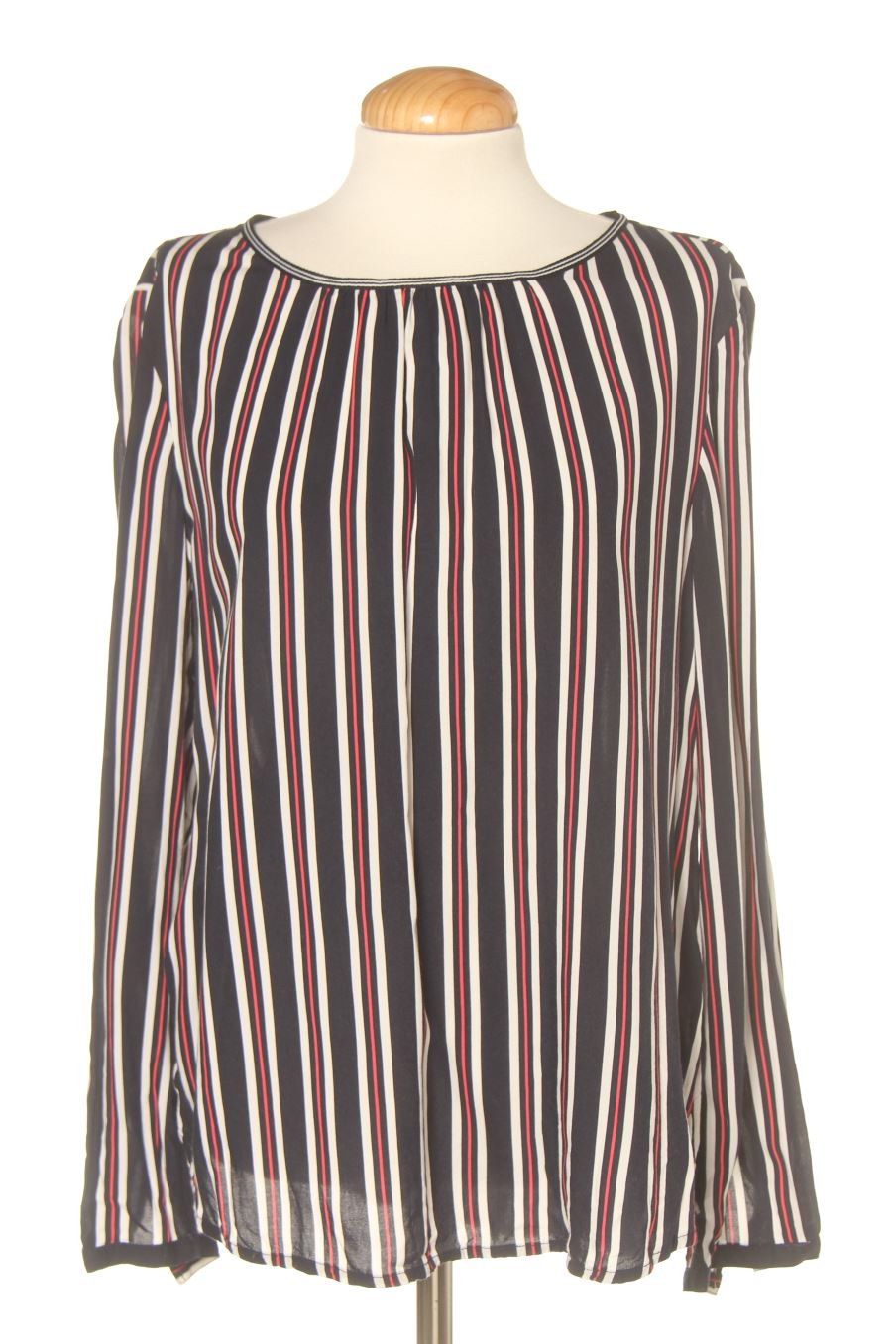 Langärmelige Bluse von Street one Größe 40, Farbe Gestreift, für