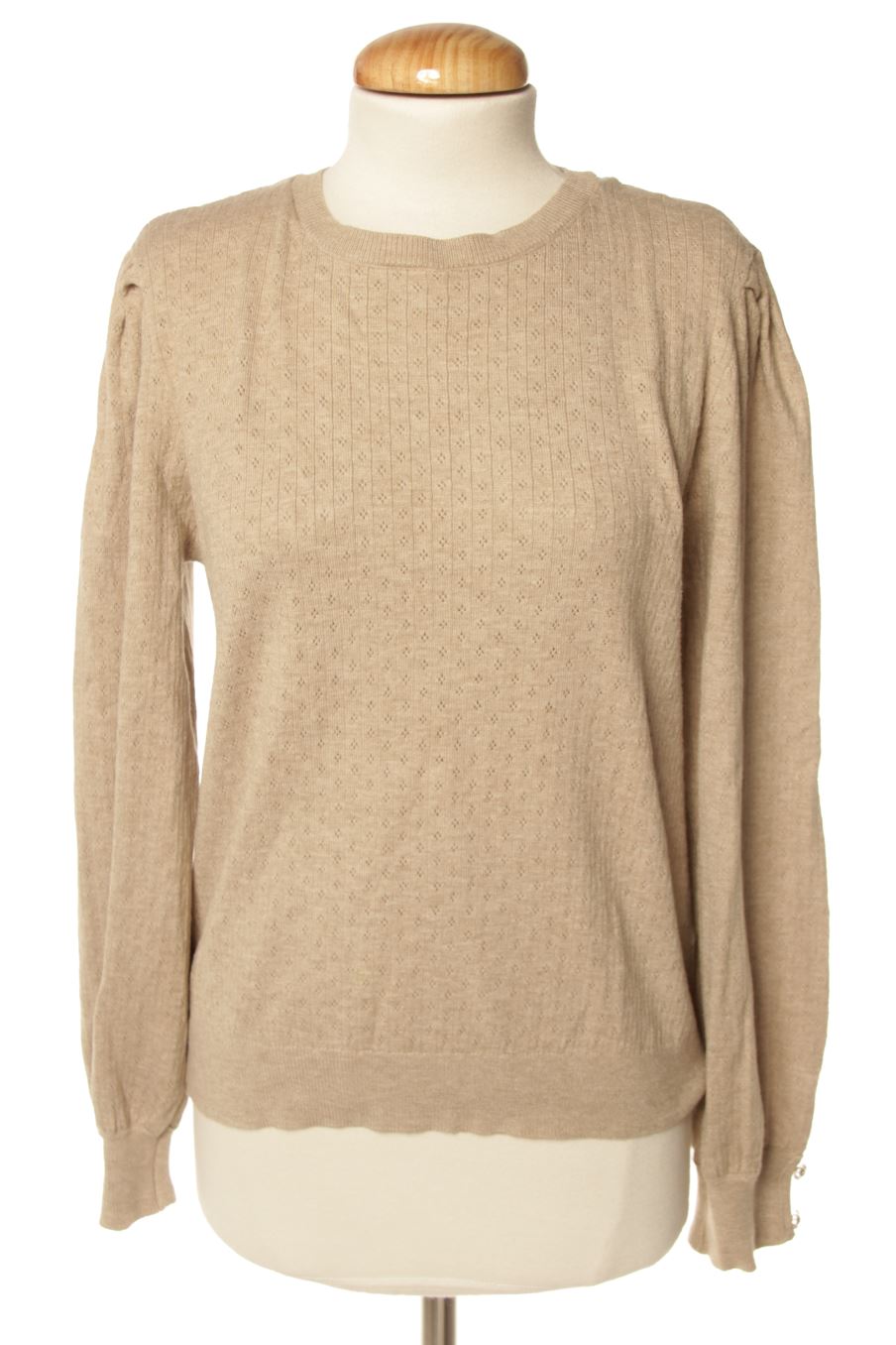 Pull Fórmula Joven de la taille M, de couleur beige