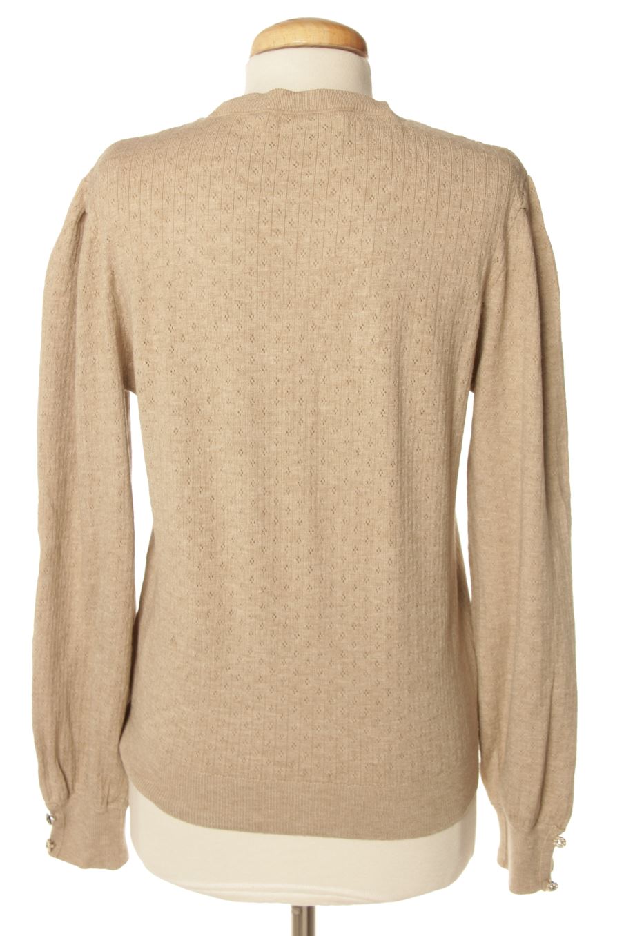 Pull Fórmula Joven de la taille M, de couleur beige