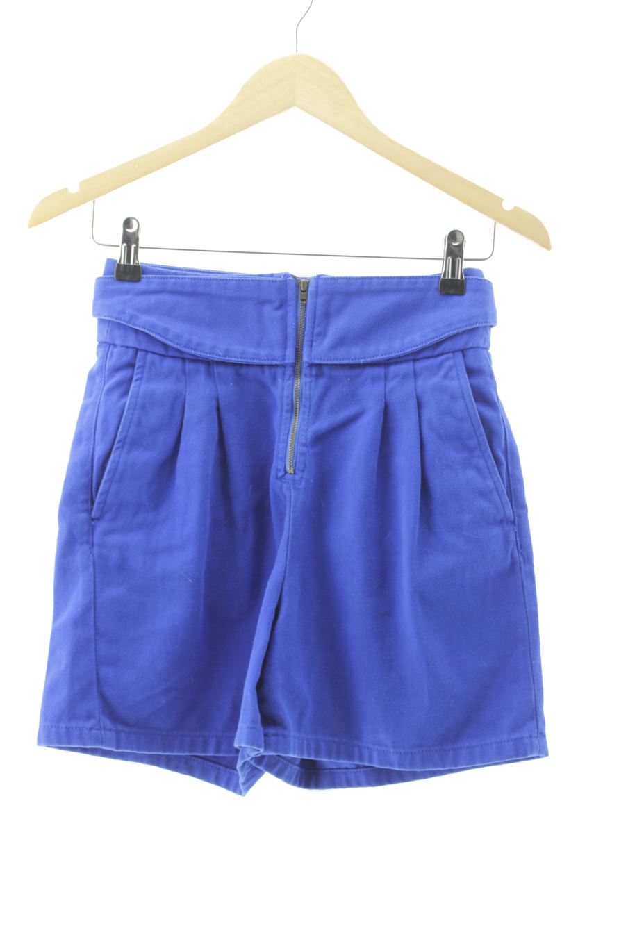 Pantaloni corti de Naf Naf de la talla 34, de color blu