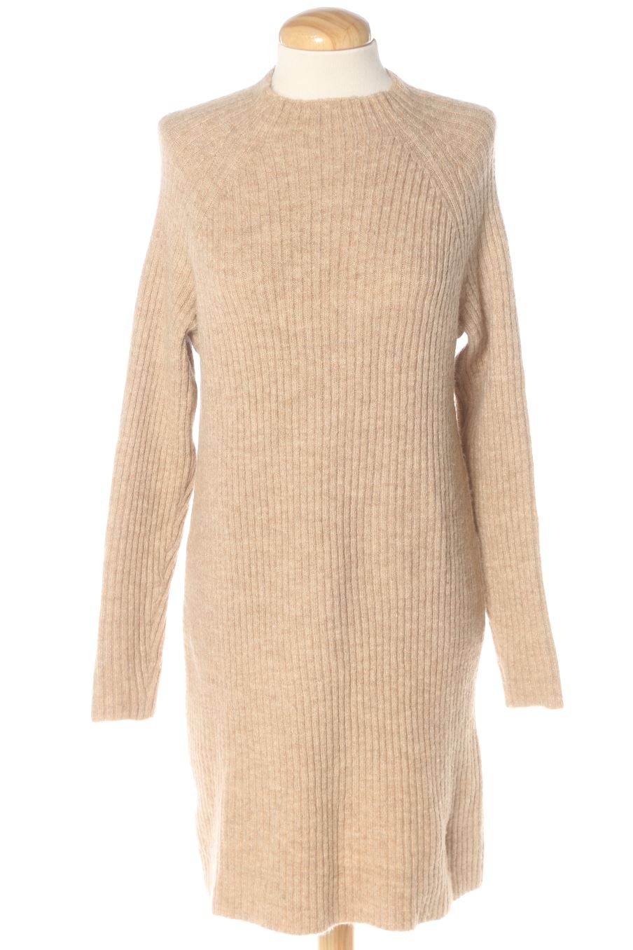 Vestido casual de Mango de la talla S, de color beige