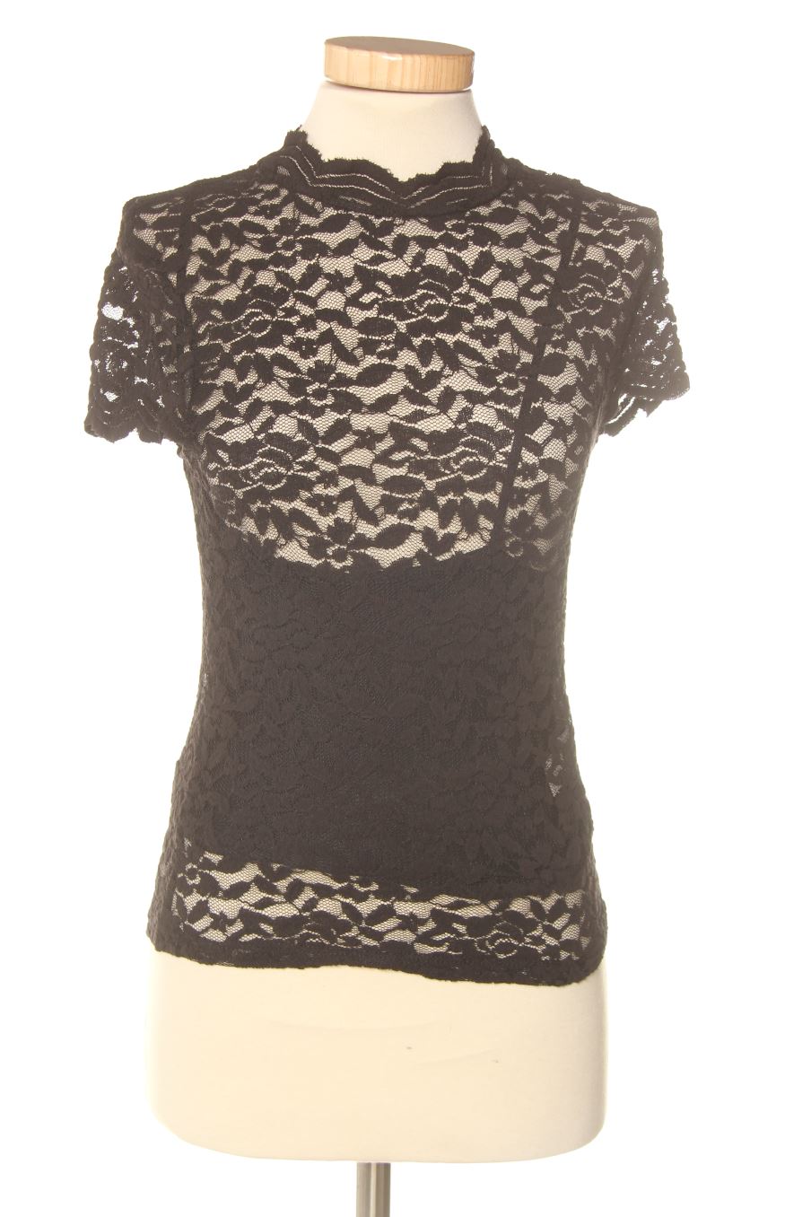 T-Shirt von Zara Größe S, Farbe Schwarz, für