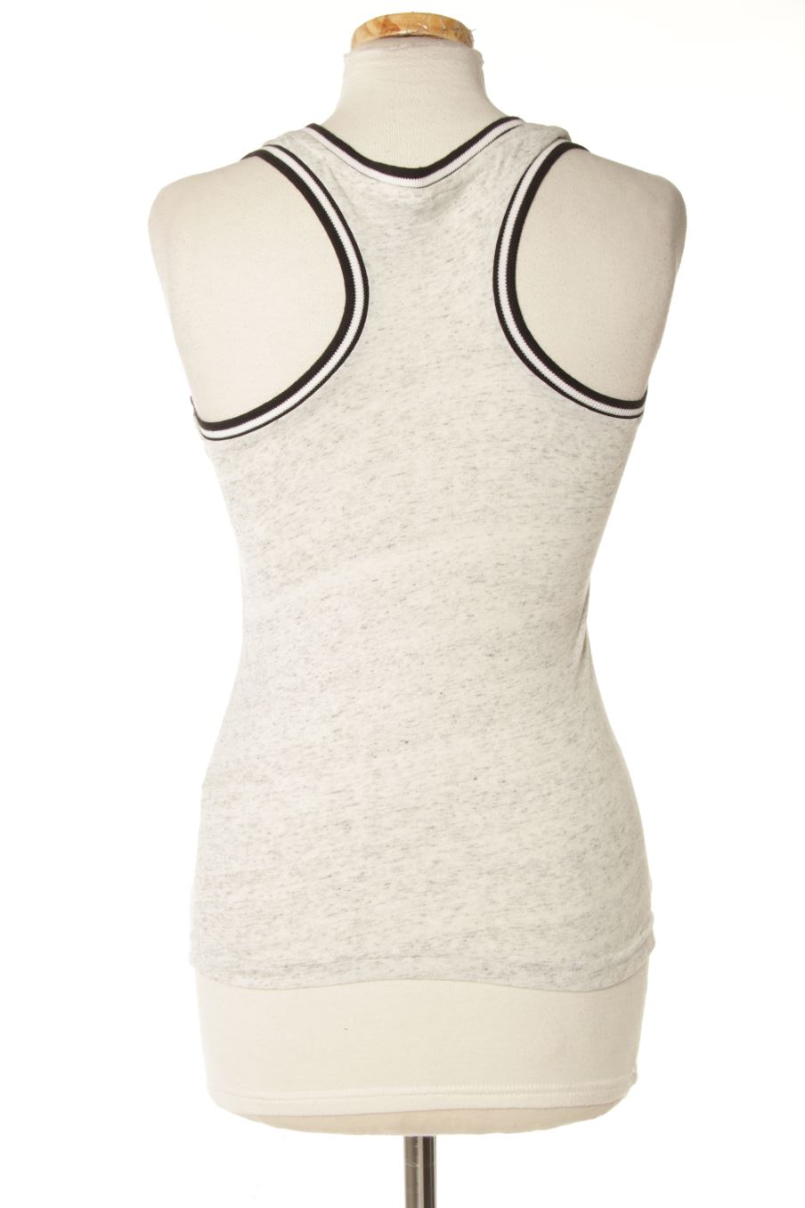 Camiseta sin mangas de Adidas de la talla XXS, de color gris