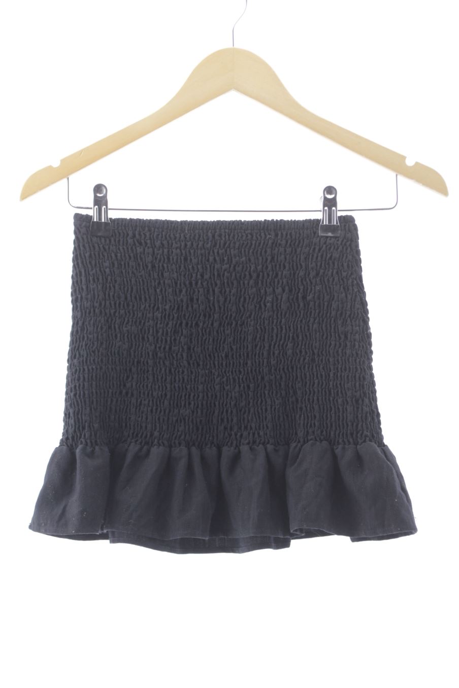 Falda de Mango de la talla XS, de color negro