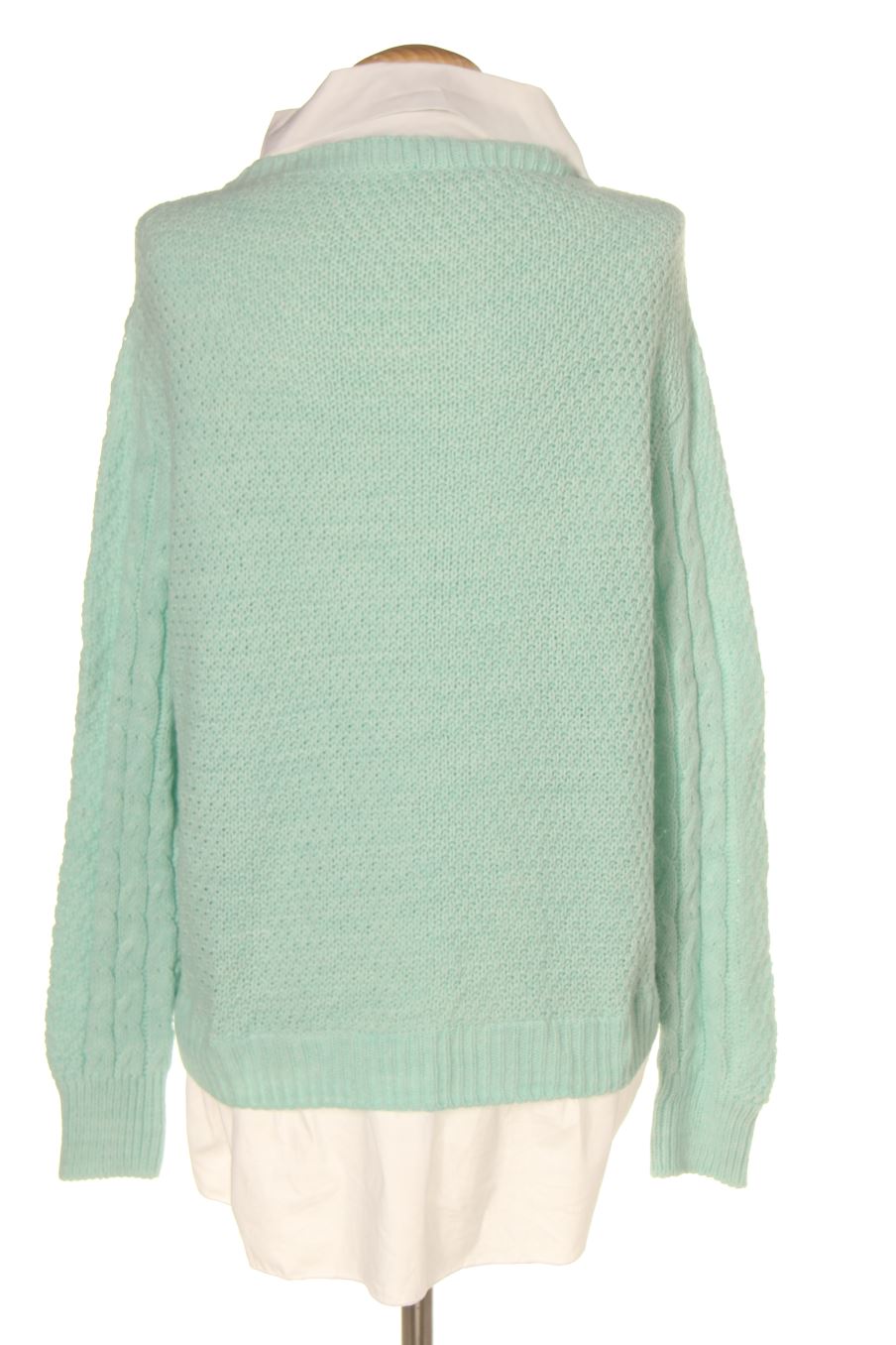 Pull Made in italy de la taille 40, de couleur turquoise