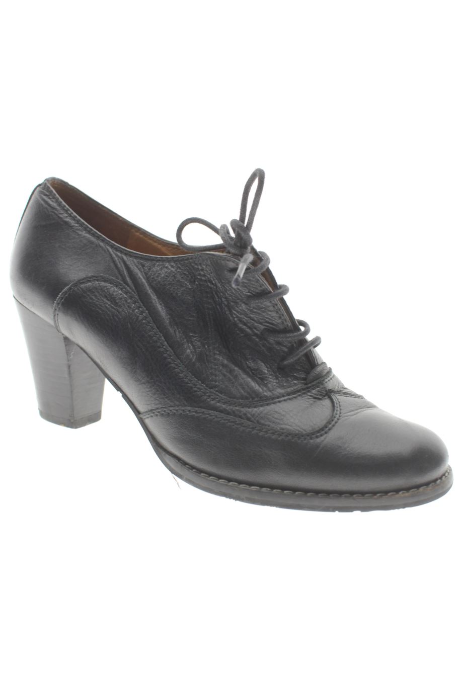 Zapatos de tacon de gadea de la talla 38, de color negro de