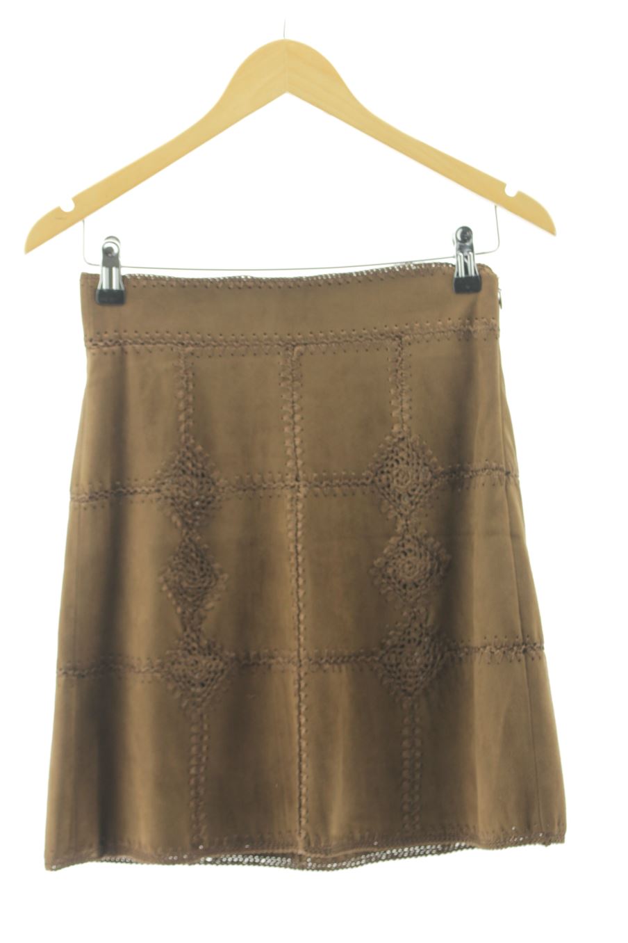 Jupe Zara de la taille XS, de couleur marron