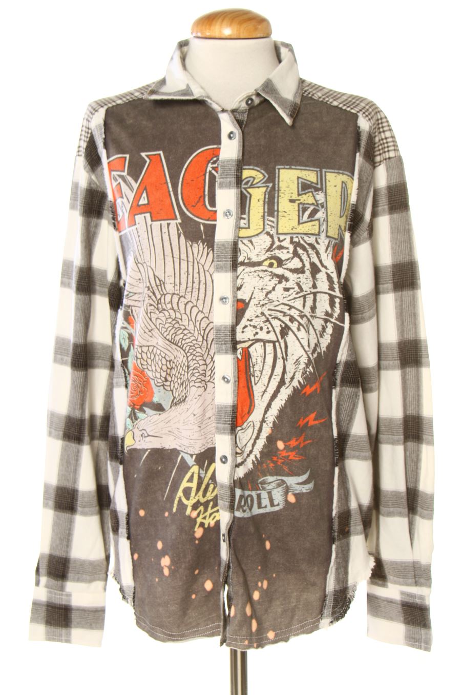 Hemd von Desigual Größe M, Farbe Kariert, für