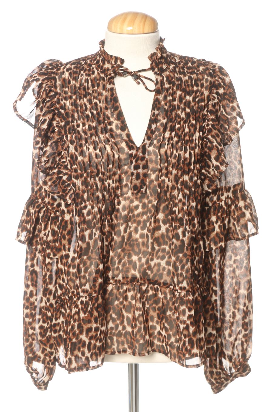Langärmelige Bluse von MANGO SuiT Größe S, Farbe Aufdruck, für
