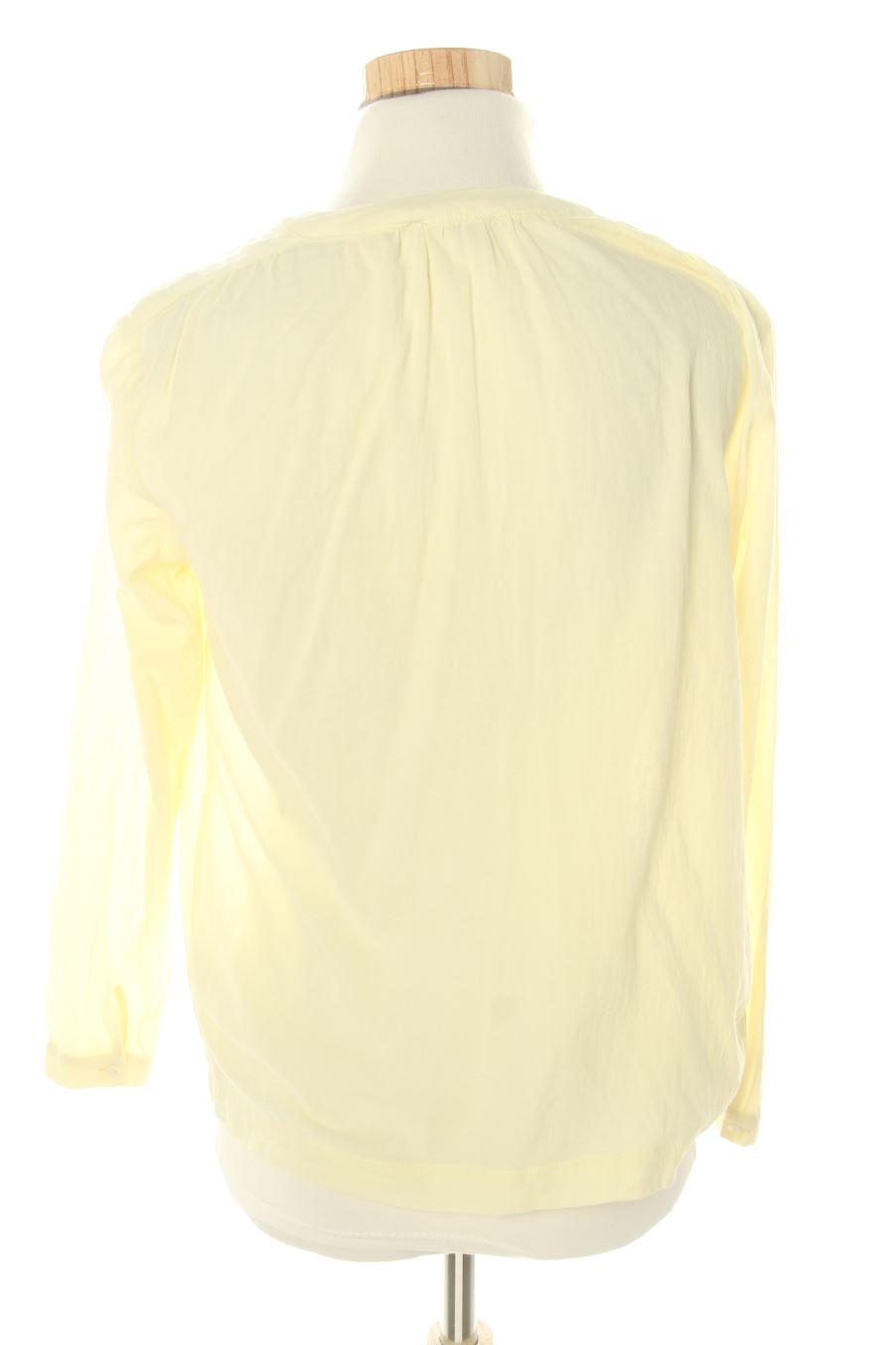 Blusa de manga larga de See u soon de la talla XS, de color amarillo
