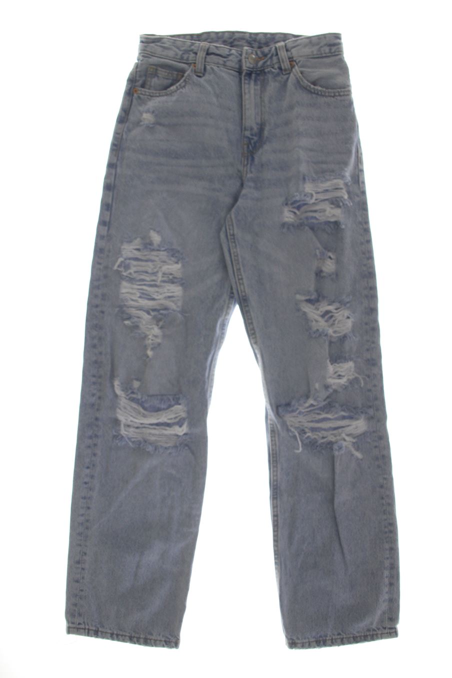 Jeans von Bershka Größe 34, Farbe Blau, aus Jeanskleidung für