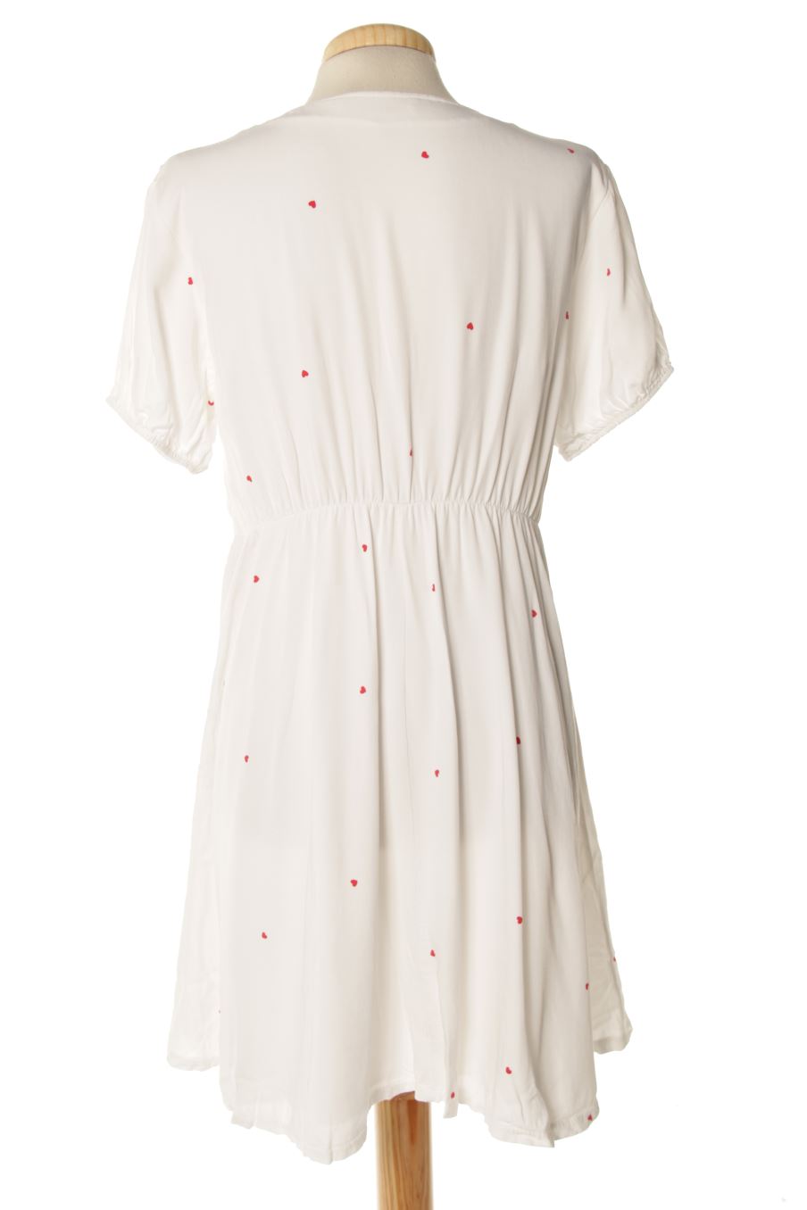 Robe casual Valentina de la taille L, de couleur blanc