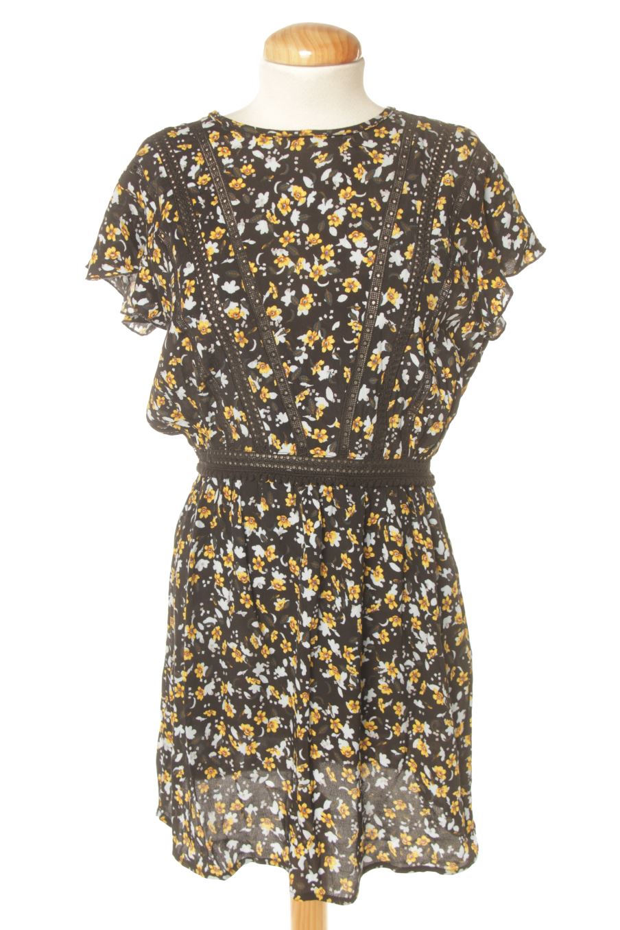 Robe casual Zara de la taille XS, de couleur fleurs