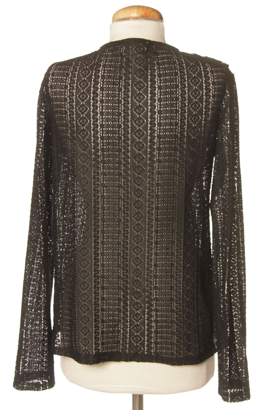 Blouse à manches longues Promod de la taille M, de couleur noir