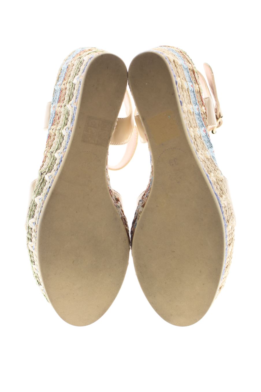 Plataformas de Fornarina de la talla 39, de color beige de