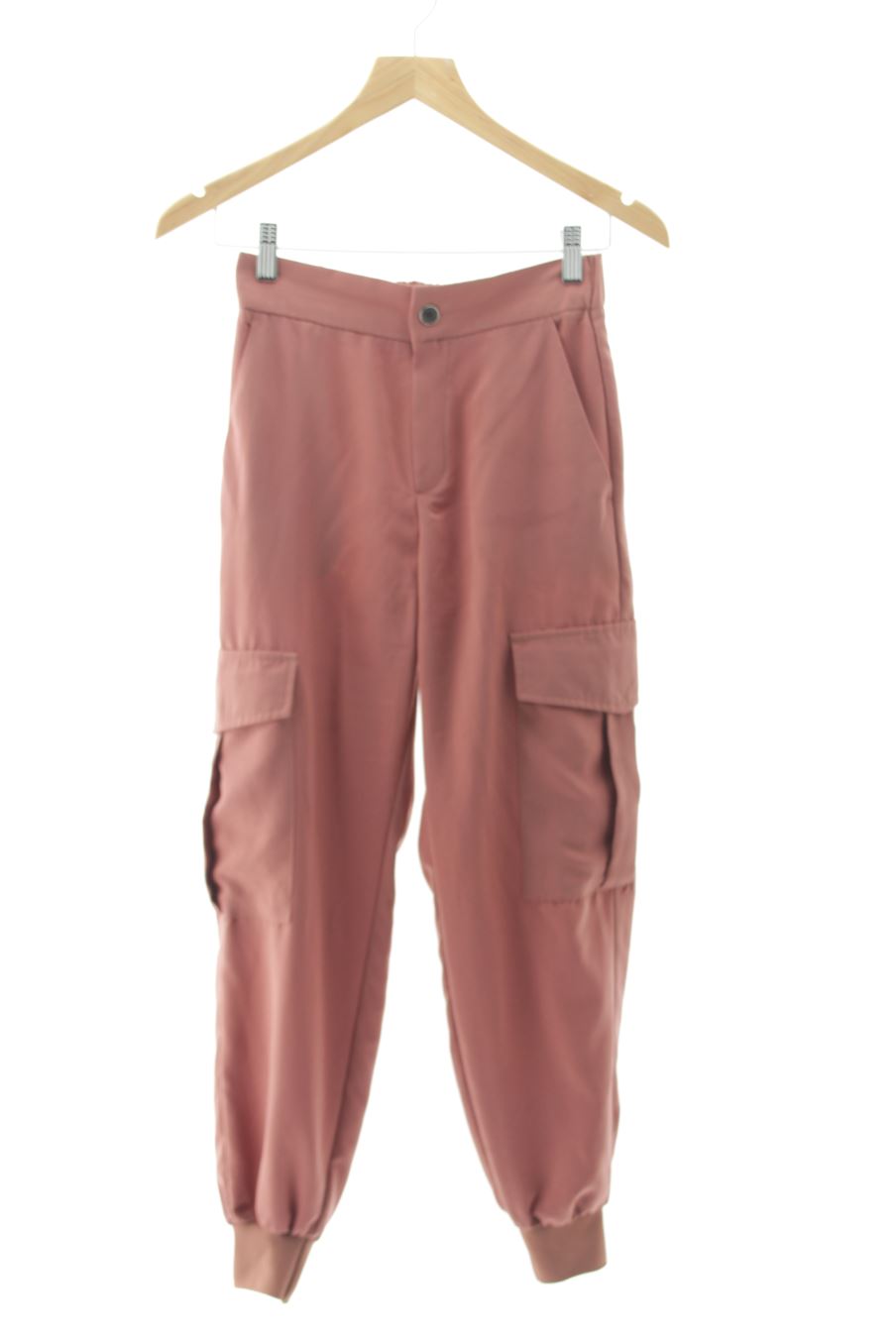 Pantalon Zara de la taille XS, de couleur rose