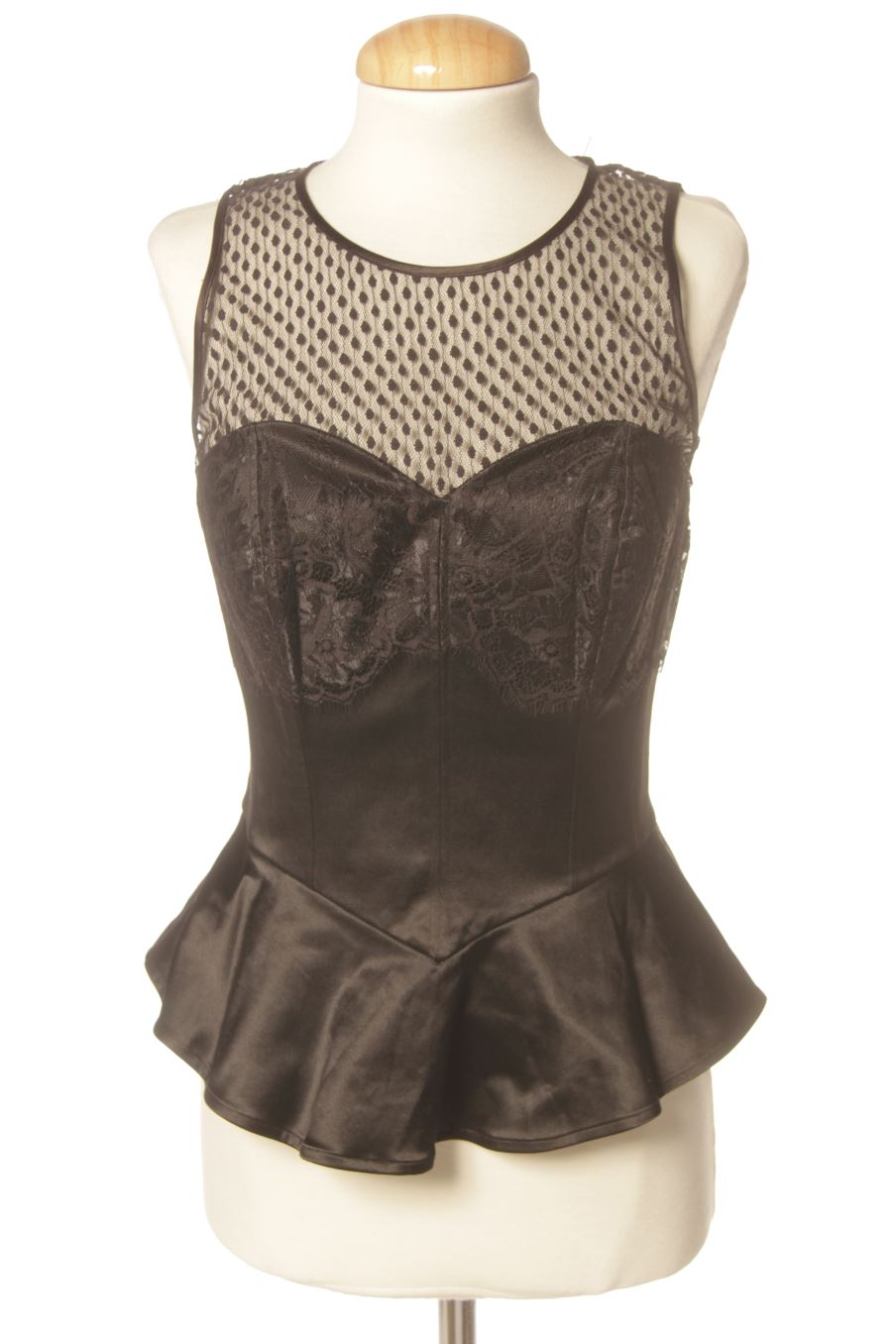 Aufwändiges Top von Guess Größe M, Farbe Schwarz, für