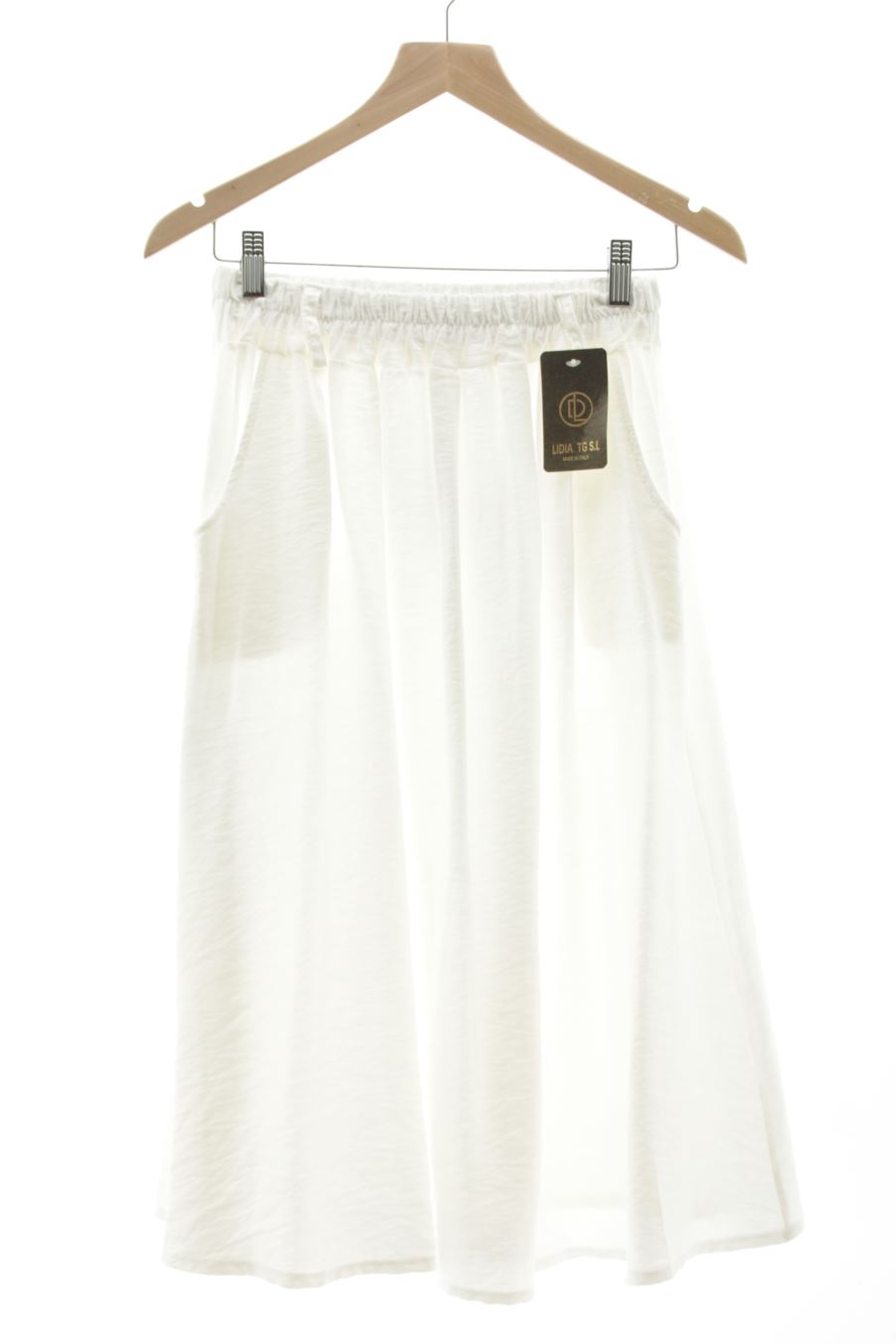 Jupe Made in italy de la taille XS, de couleur blanc