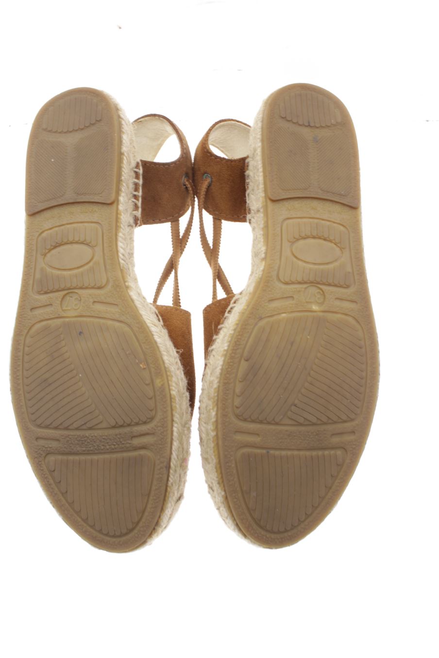 Sandalias planas de MARKLEIN de la talla 37, de color marrón de
