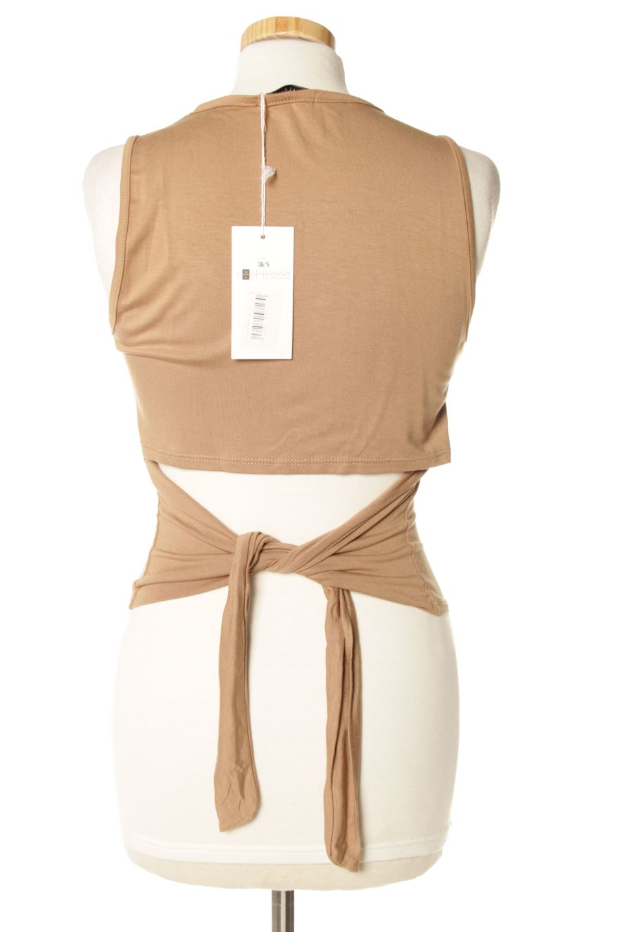 Top Valentina de la taille S, de couleur beige