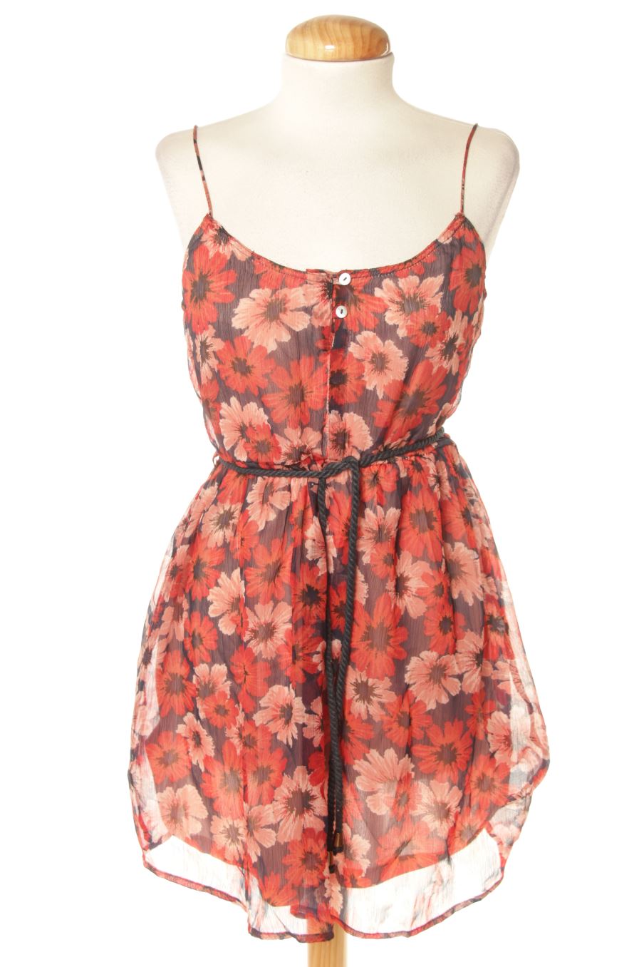 Robe casual Zara de la taille S, de couleur fleurs