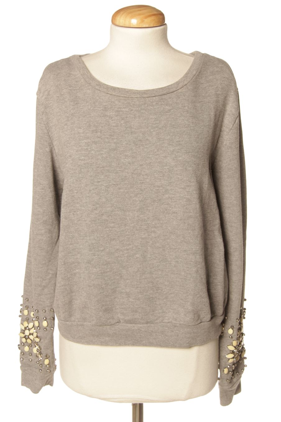 Sudadera de Naf Naf de la talla M, de color gris