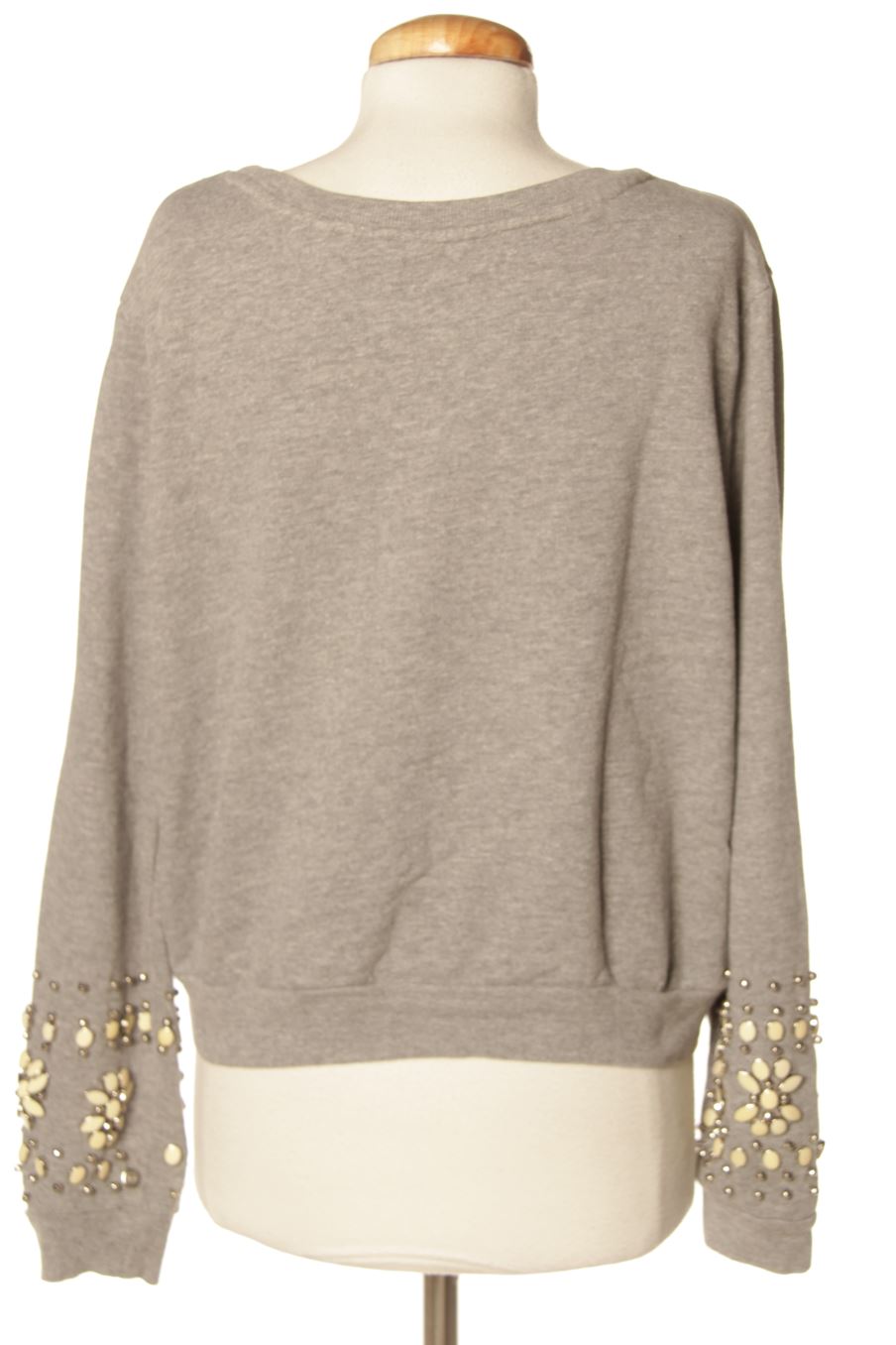 Sudadera de Naf Naf de la talla M, de color gris